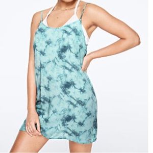 VS PINK TYE DYE SLIP DRESS